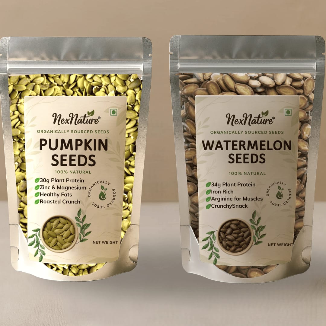 Pumpkin seeds and Watermelon seeds