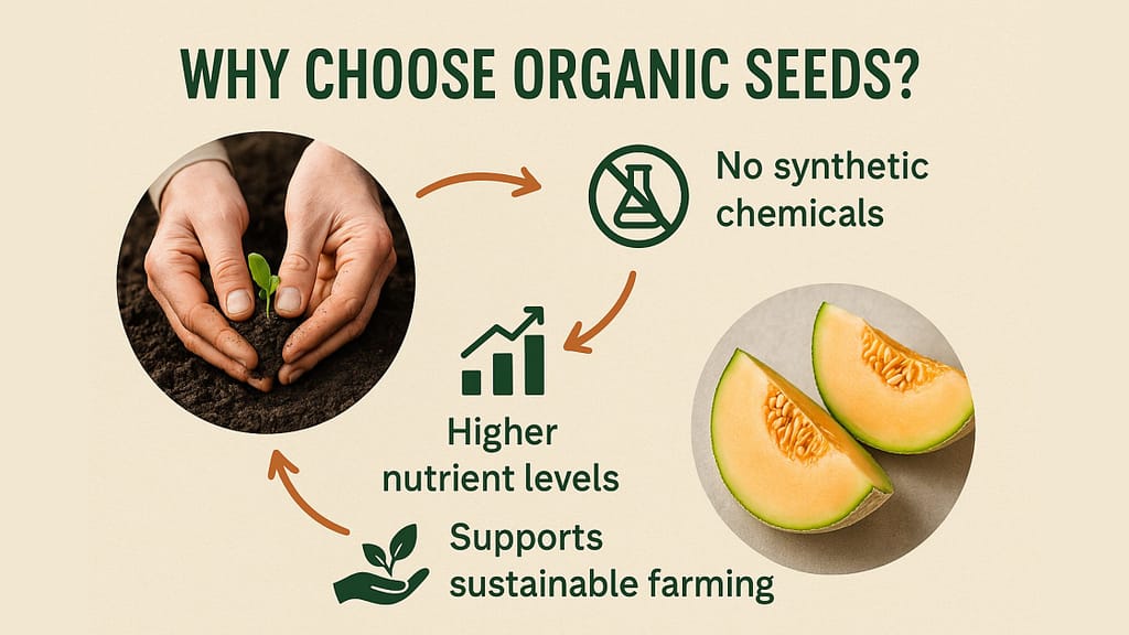 why choose organic seeds , benefits