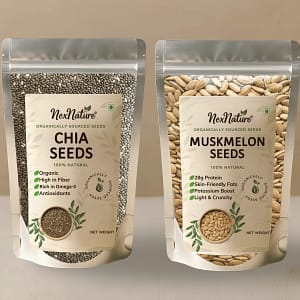 Chia Seeds and Muskmelon Seeds combo