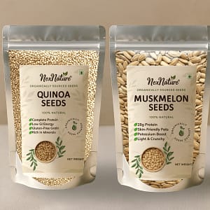 NexNature Premium Muskmelon Seeds and Quinoa Seeds Combo