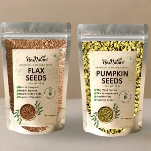 Flax Seeds and Pumpkin Seeds Combo